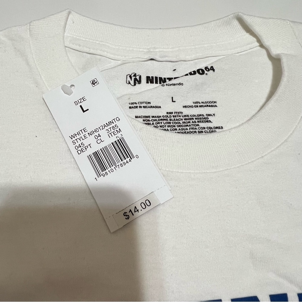 NWT Nintendo 64 Short Sleeve Graphic T-Shirt Size L - Picture 4 of 4